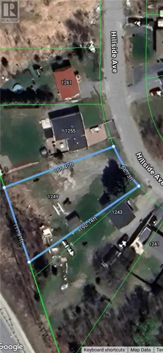 Vacant Land at 1249 Hillside Avenue, Val Caron