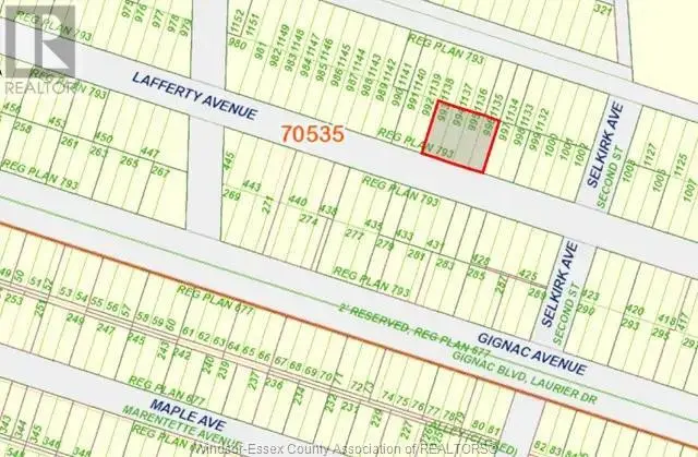 Vacant Land at V/L LAFFERTY AVENUE, LaSalle