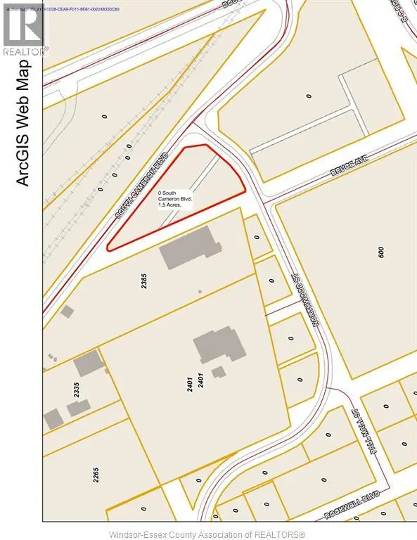 Vacant Land at V/L SOUTH CAMERON BOULEVARD, Windsor