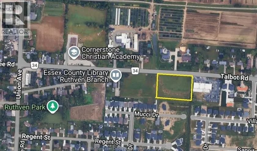 Vacant Land at V/L TALBOT ROAD Unit# EAST PARCEL, Kingsville