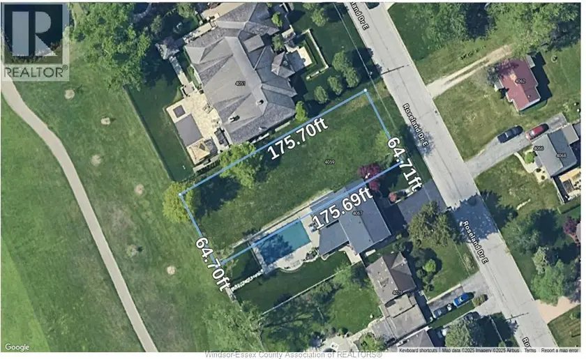 Vacant Land at 4059 ROSELAND DRIVE East, Windsor