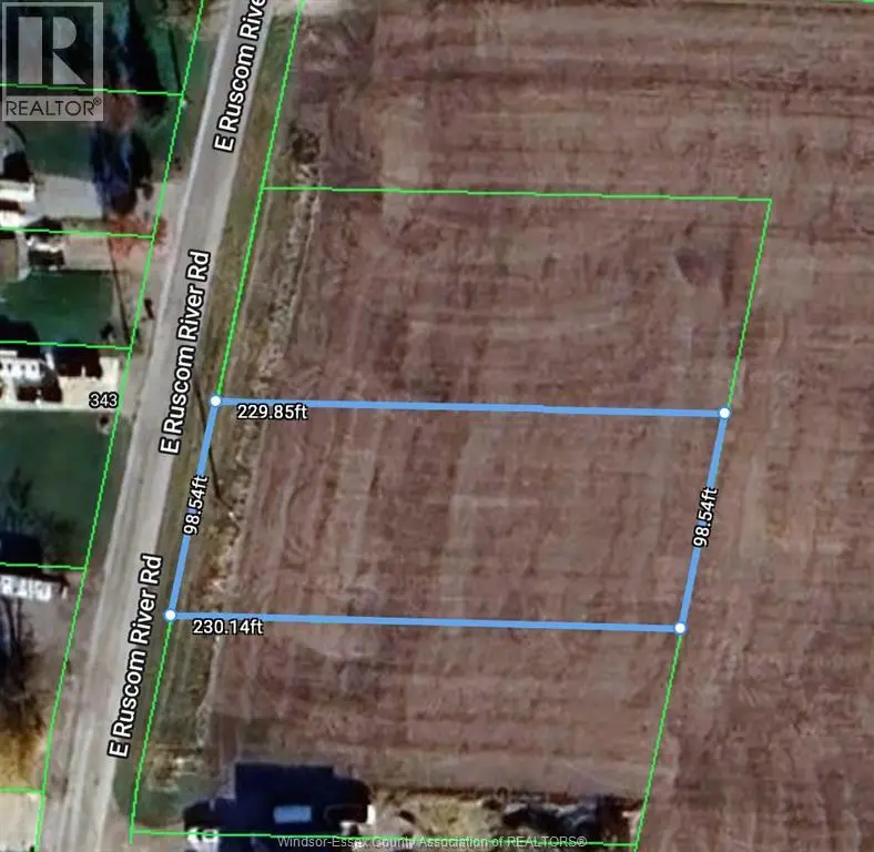 Vacant Land at V/L EAST RUSCOM RIVER ROAD, Lakeshore