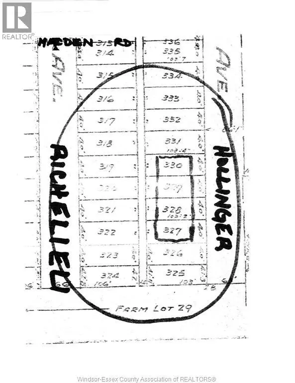 Vacant Land at V/L HOLLINGER, LaSalle