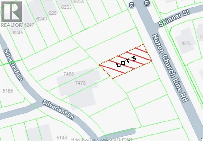 Vacant Land at V/L Huron Church Line ROAD Unit# LOT #3, LaSalle
