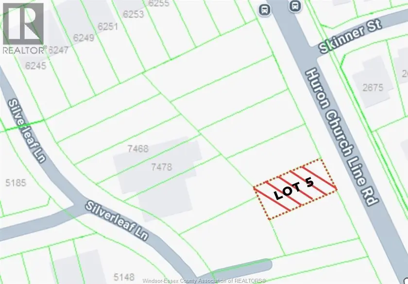 Vacant Land at V/L Huron Church Line ROAD Unit# LOT #5, LaSalle