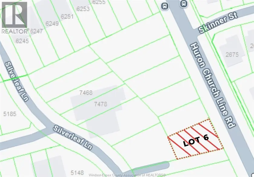 Vacant Land at V/L Huron Church Line ROAD Unit# LOT #6, LaSalle