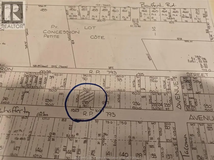Vacant Land at V/L LAFFERTY AVENUE, LaSalle