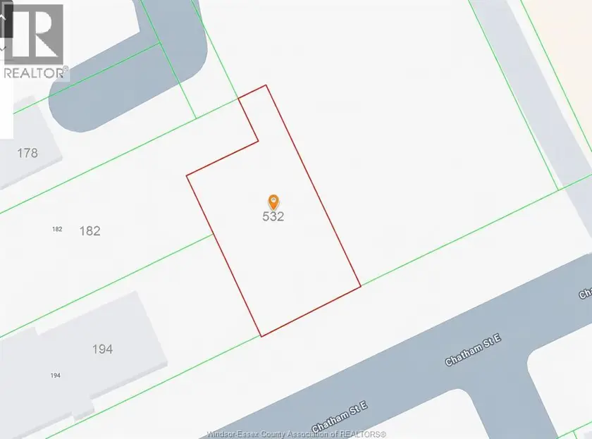 Vacant Land at 532 CHATHAM STREET East, Windsor