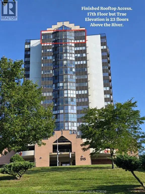 Apartment at 515 RIVERSIDE DRIVE West Unit# 1701, Windsor