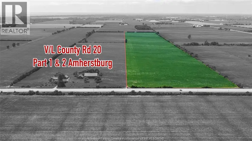 Vacant Land at V/L COUNTY RD 20 Unit# PARTS 1 & 2, Amherstburg