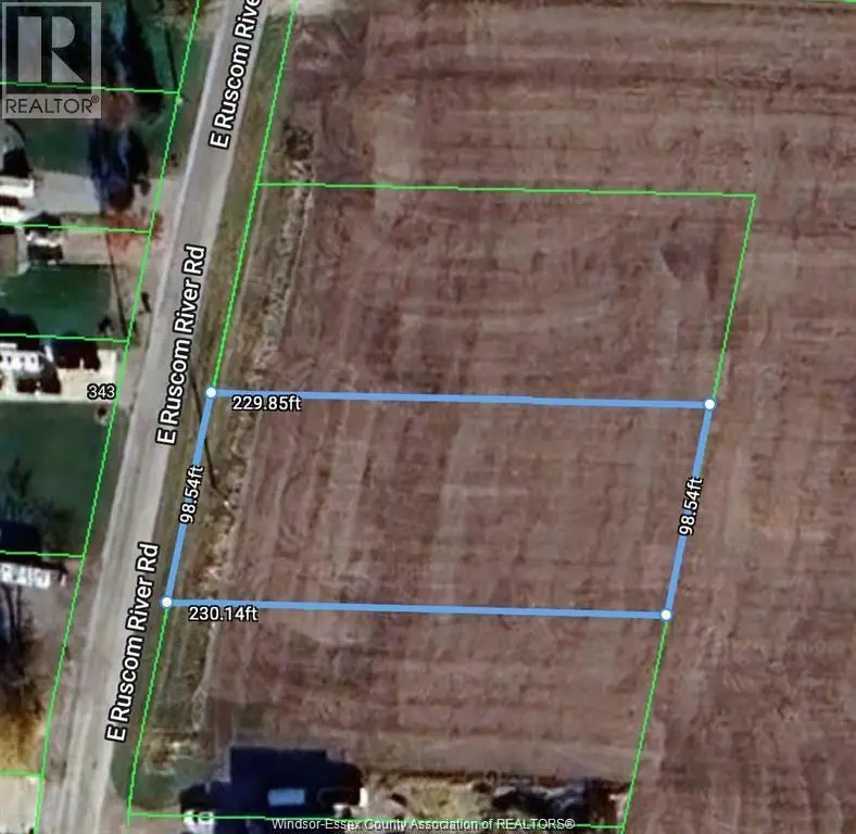Vacant Land at V/L EAST RUSCOM RIVER ROAD, Lakeshore