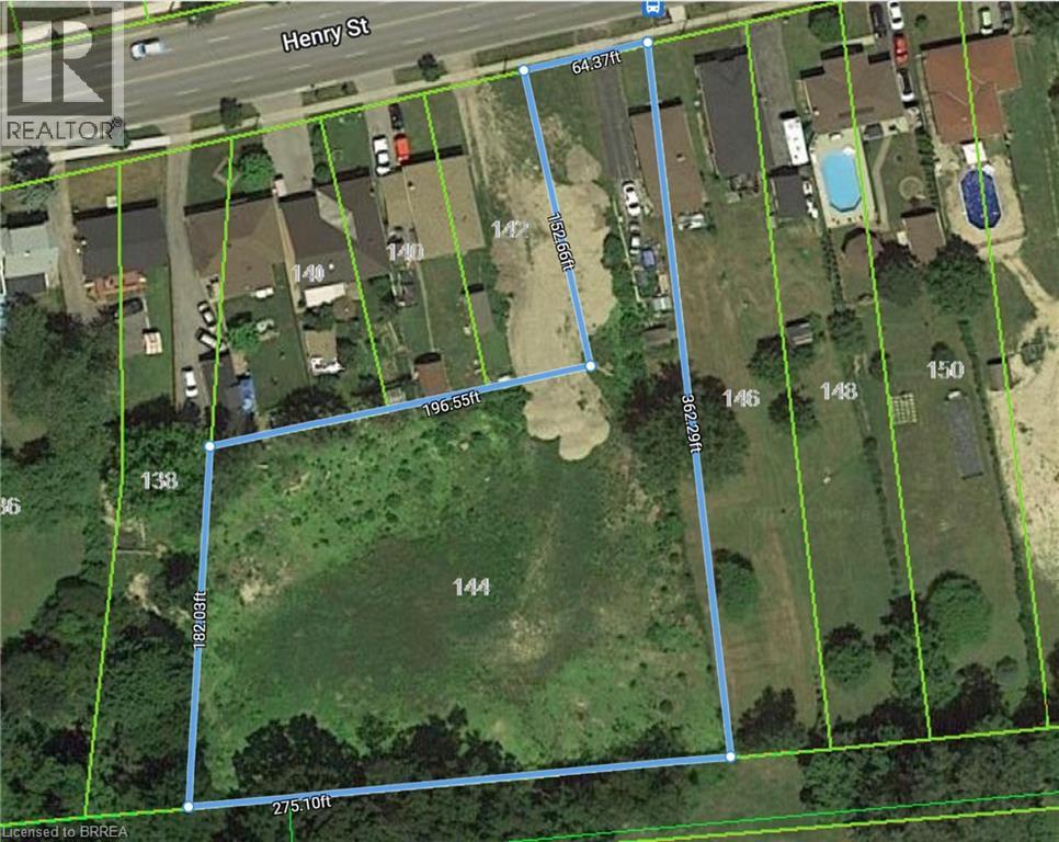Vacant Land at 144 HENRY Street, Brantford