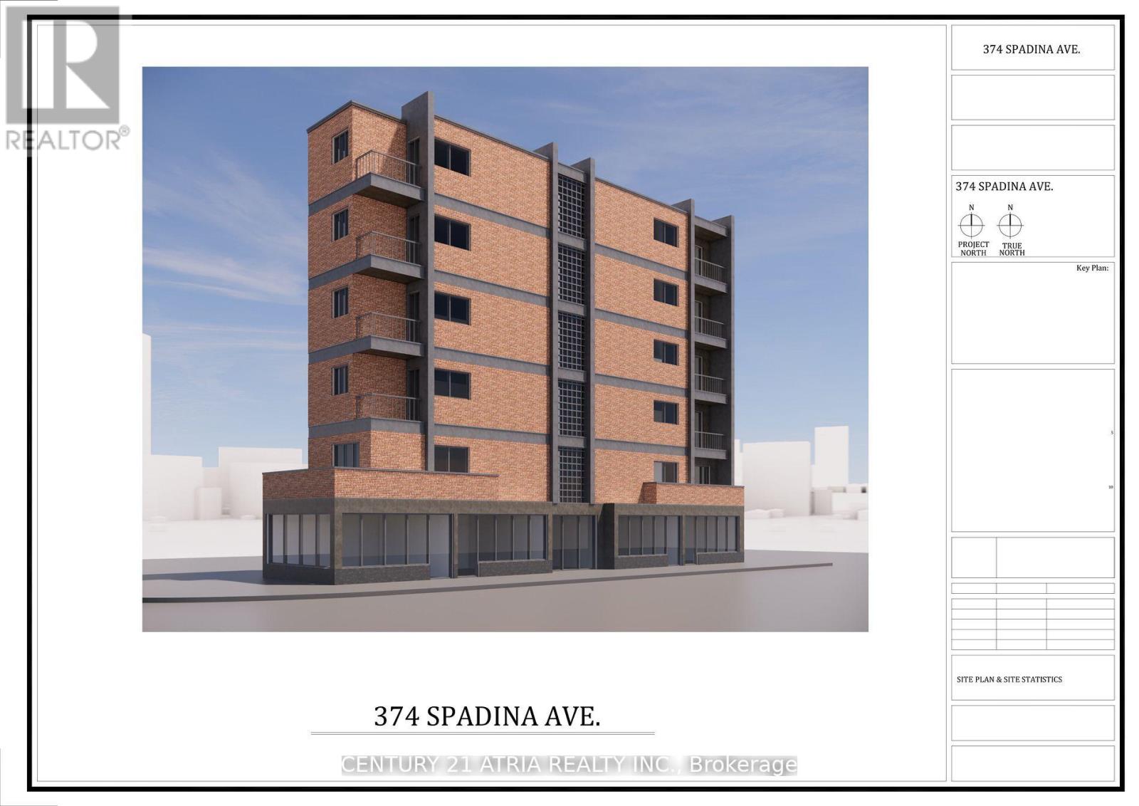 Vacant Land at 374 SPADINA AVENUE, Toronto (Kensington-Chinatown)