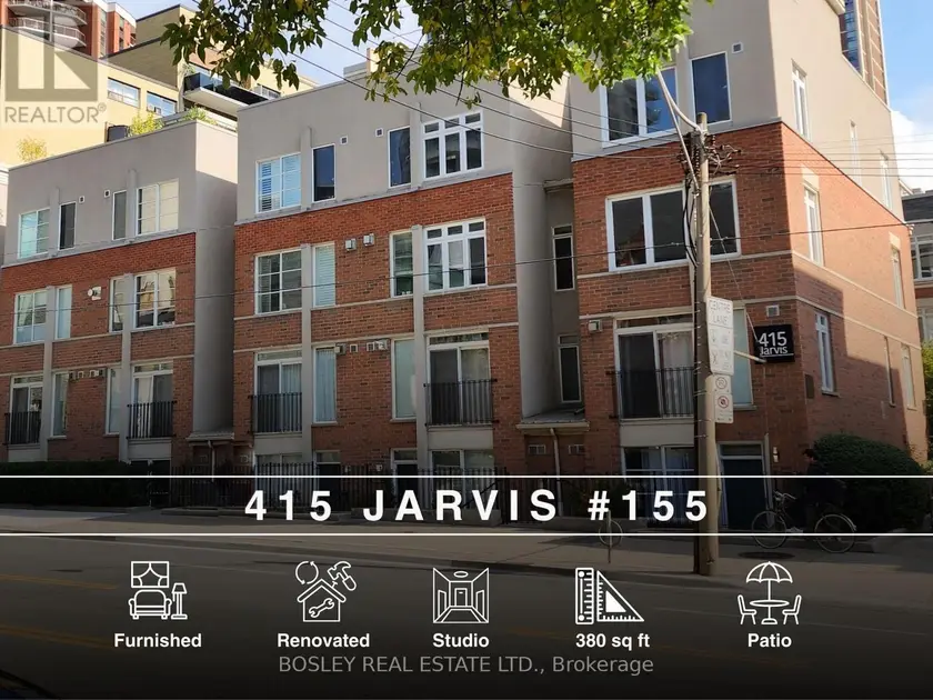 Townhouse at 155 - 415 JARVIS STREET, Toronto