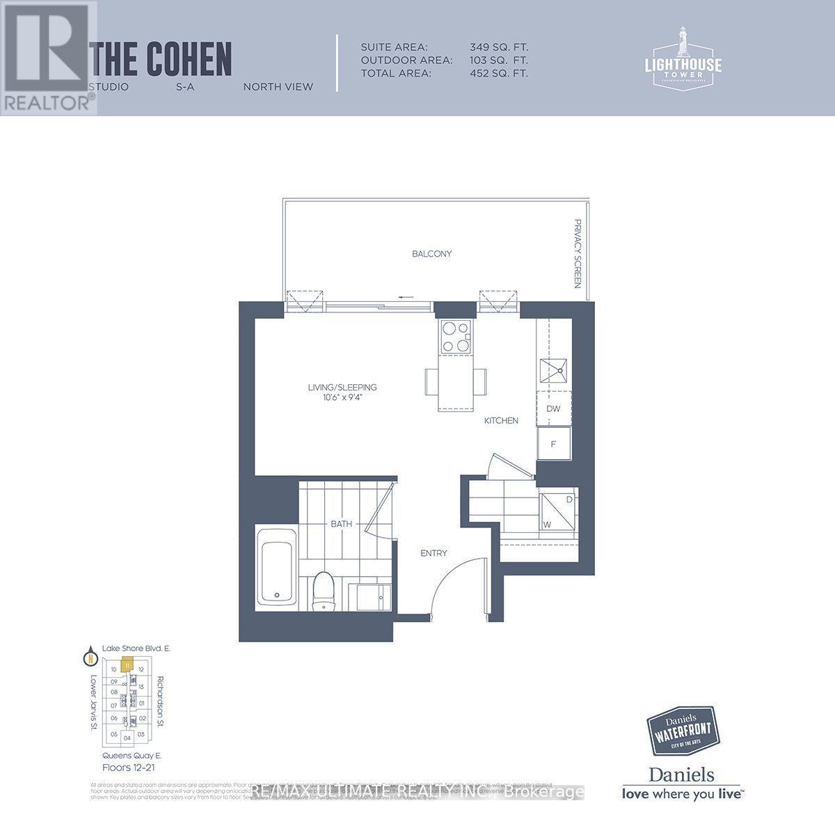 Apartment at 1911 - 15 LOWER JARVIS STREET, Toronto (Waterfront Communities)