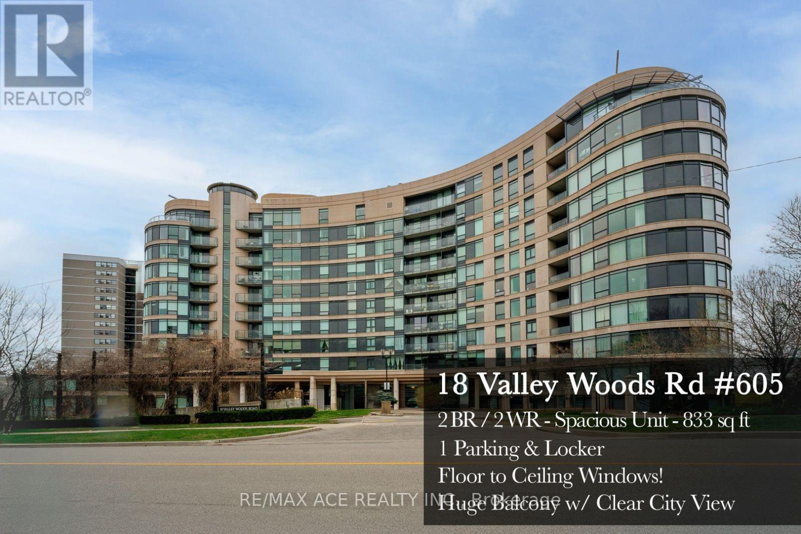 Apartment at 605 - 18 VALLEY WOODS ROAD, Toronto (Parkwoods-Donalda)