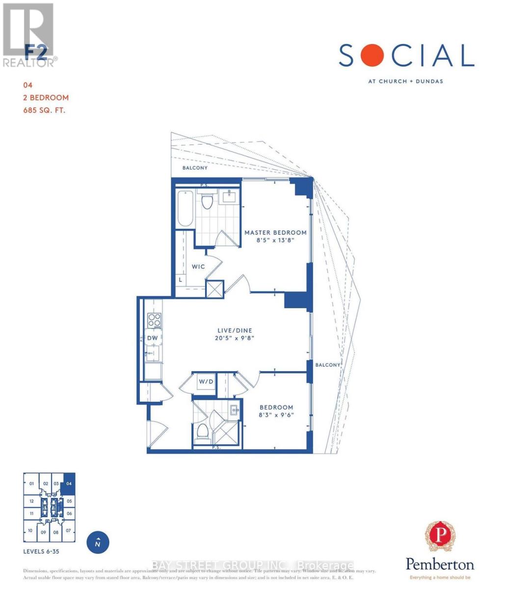 Apartment at 1104 - 100 DALHOUSIE STREET, Toronto (Church-Yonge Corridor)