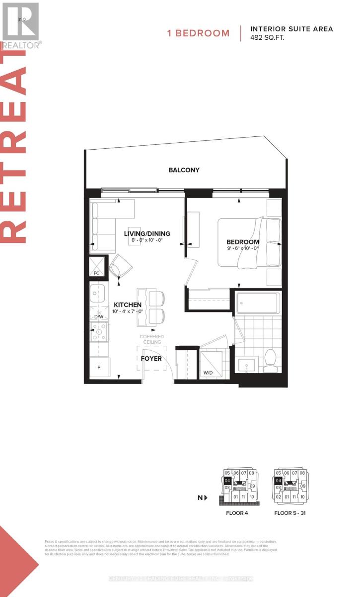 Apartment at 1004 - 15 ELLERSLIE AVENUE, Toronto