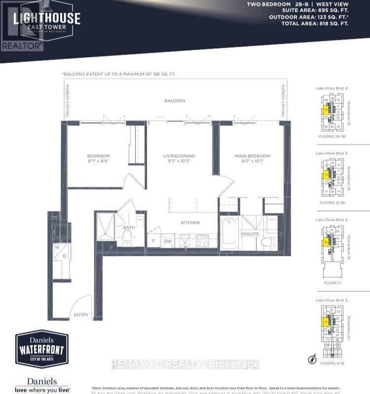 Apartment at 1807 - 20 RICHARDSON STREET, Toronto (Waterfront Communities)