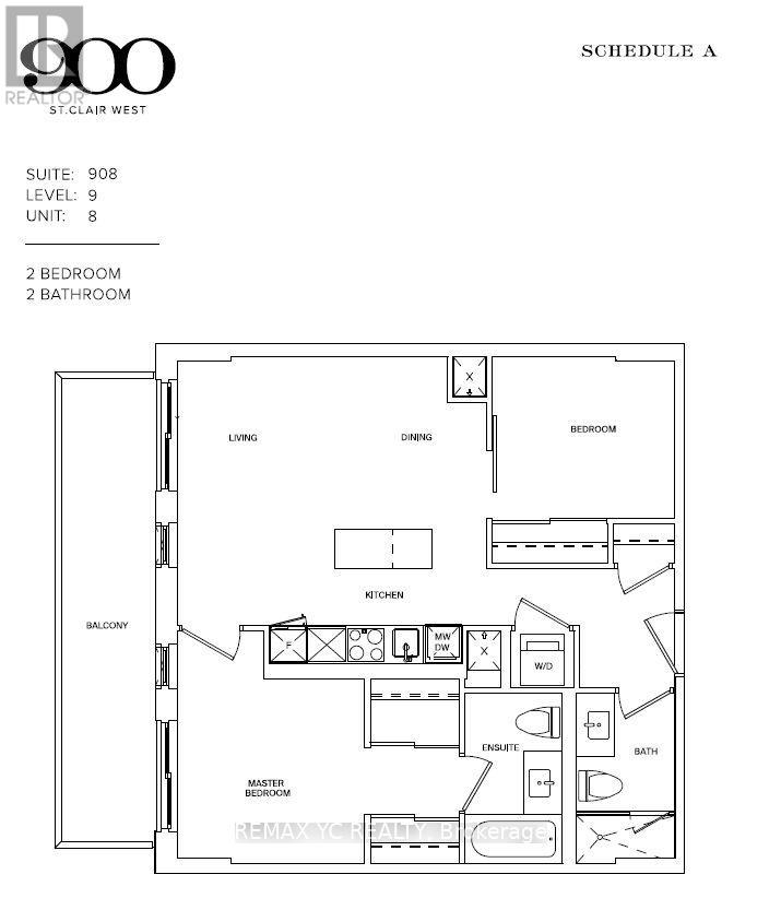 Apartment at 908 - 185 ALBERTA AVENUE, Toronto