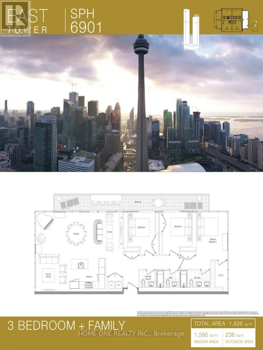 Apartment at 6901 - 1 CONCORD CITY PLACE WAY, Toronto (Waterfront Communities)
