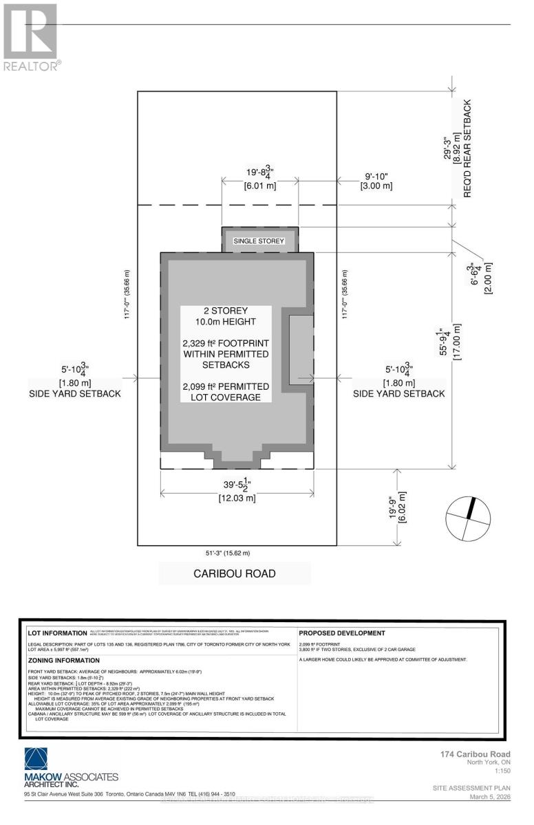 Detached at 174 CARIBOU ROAD, Toronto (Bedford Park-Nortown)