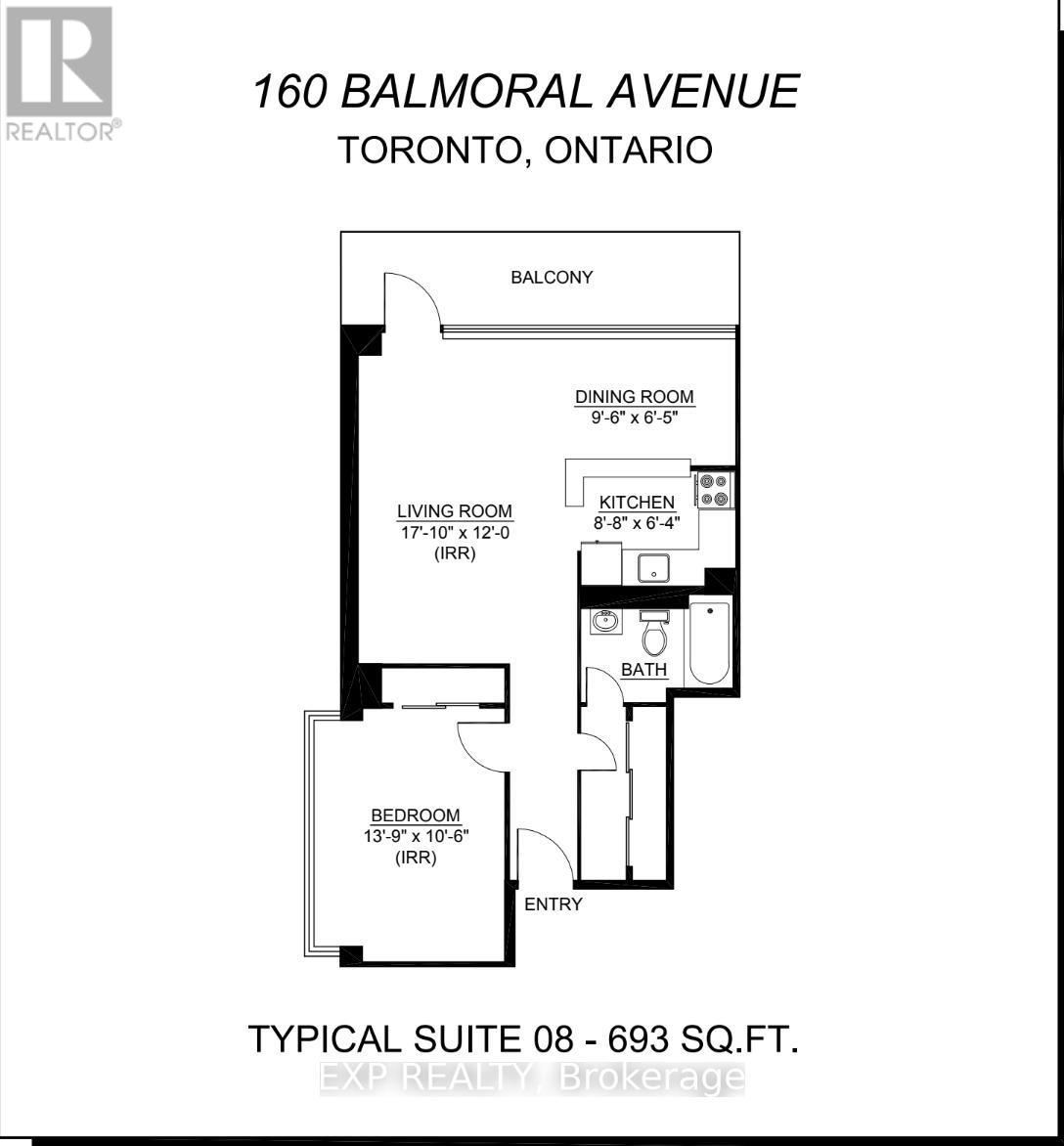 Multiplex at 908 - 160 BALMORAL AVENUE, Toronto (Casa Loma)