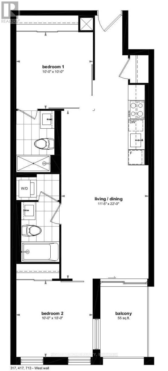 Apartment at 617 - 20 GLADSTONE AVENUE, Toronto (Little Portugal)