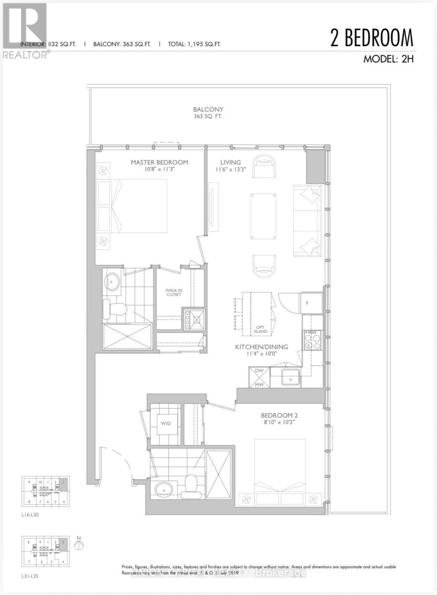 Apartment at 3503 - 65 BROADWAY AVENUE, Toronto (Mount Pleasant West)