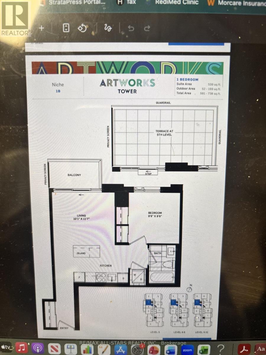Apartment at 1007 - 130 RIVER STREET, Toronto (Regent Park)