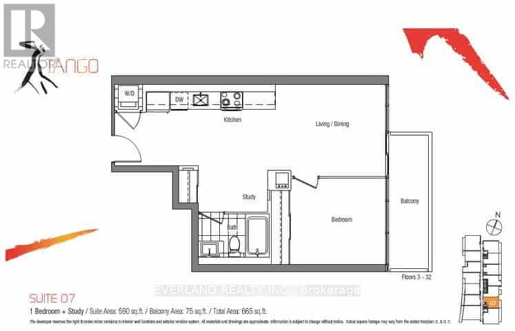 Apartment at 710 - 72 ESTHER SHINER BOULEVARD, Toronto
