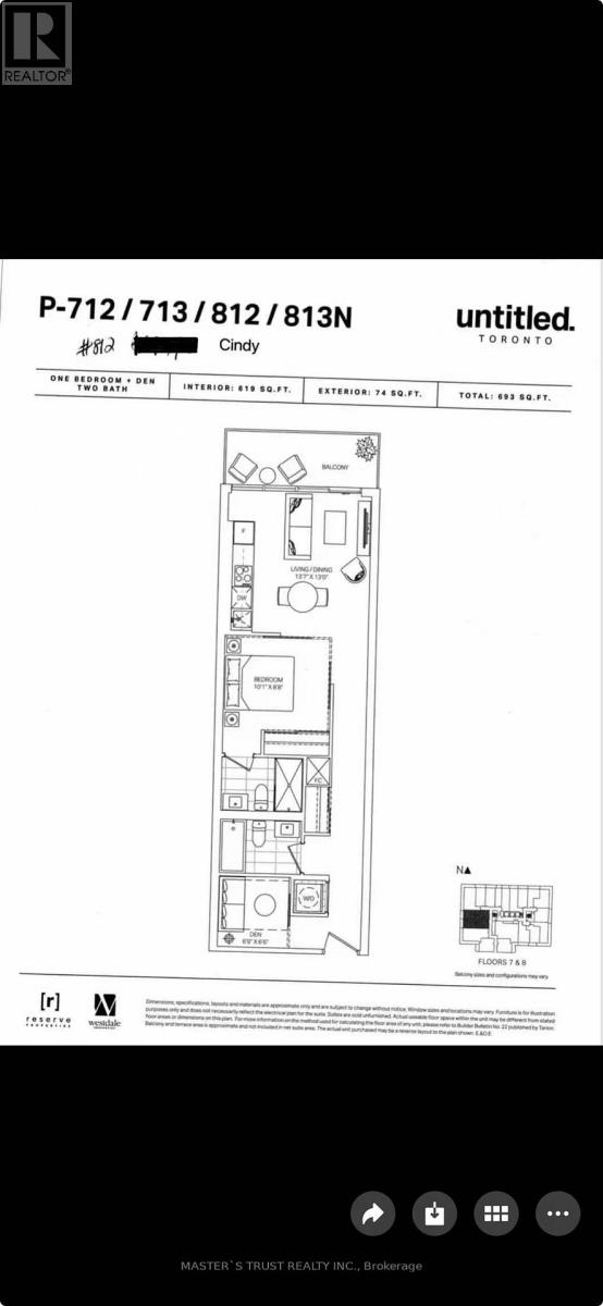 Apartment at 812 - 120 BROADWAY AVENUE, Toronto