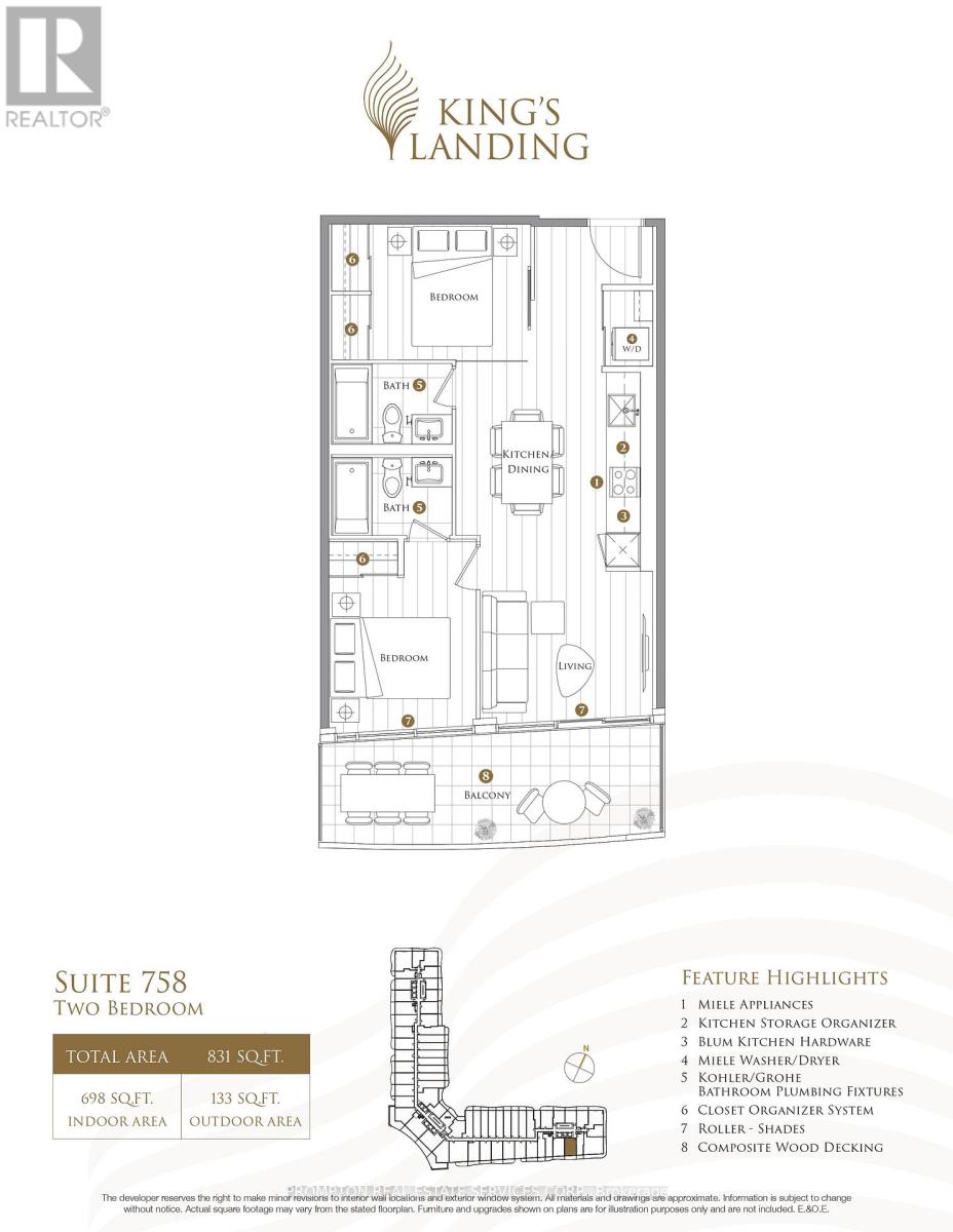 Apartment at 758 - 68 ESTHER SHINER BOULEVARD, Toronto