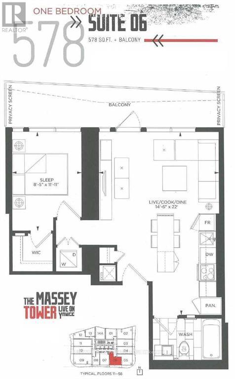 Apartment at 2106 - 197 YONGE STREET, Toronto