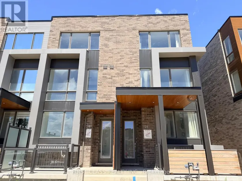 Townhouse at BSMT - 26 GREEN GARDEN BOULEVARD, Toronto