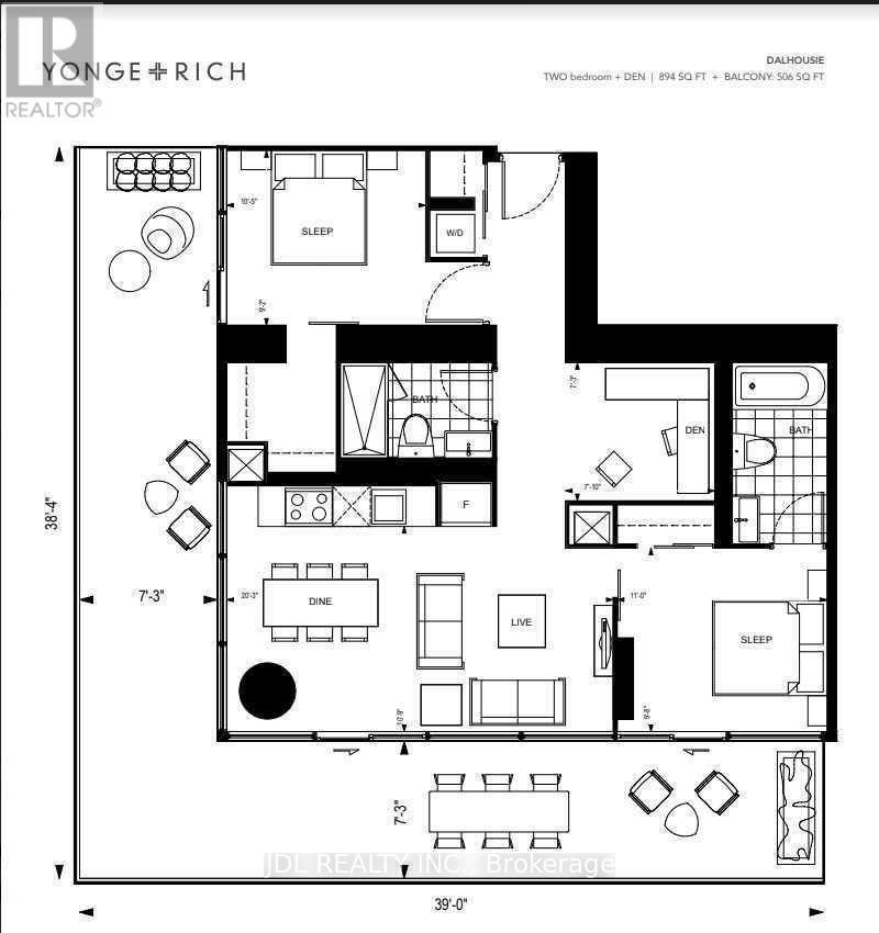 Apartment at 1505 - 25 RICHMOND STREET E, Toronto