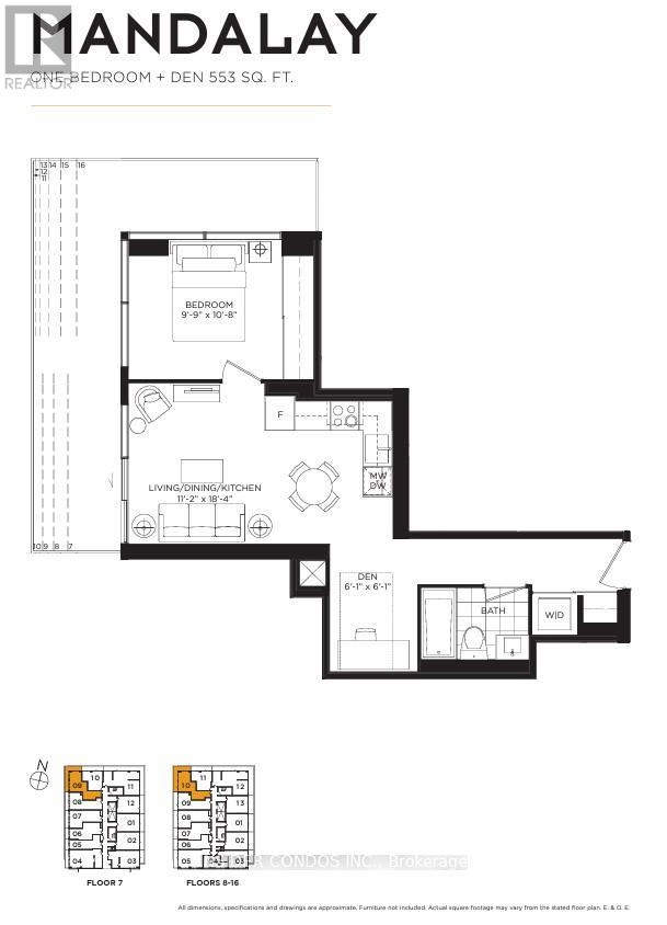 Apartment at 709 - 18 MAITLAND TERRACE, Toronto