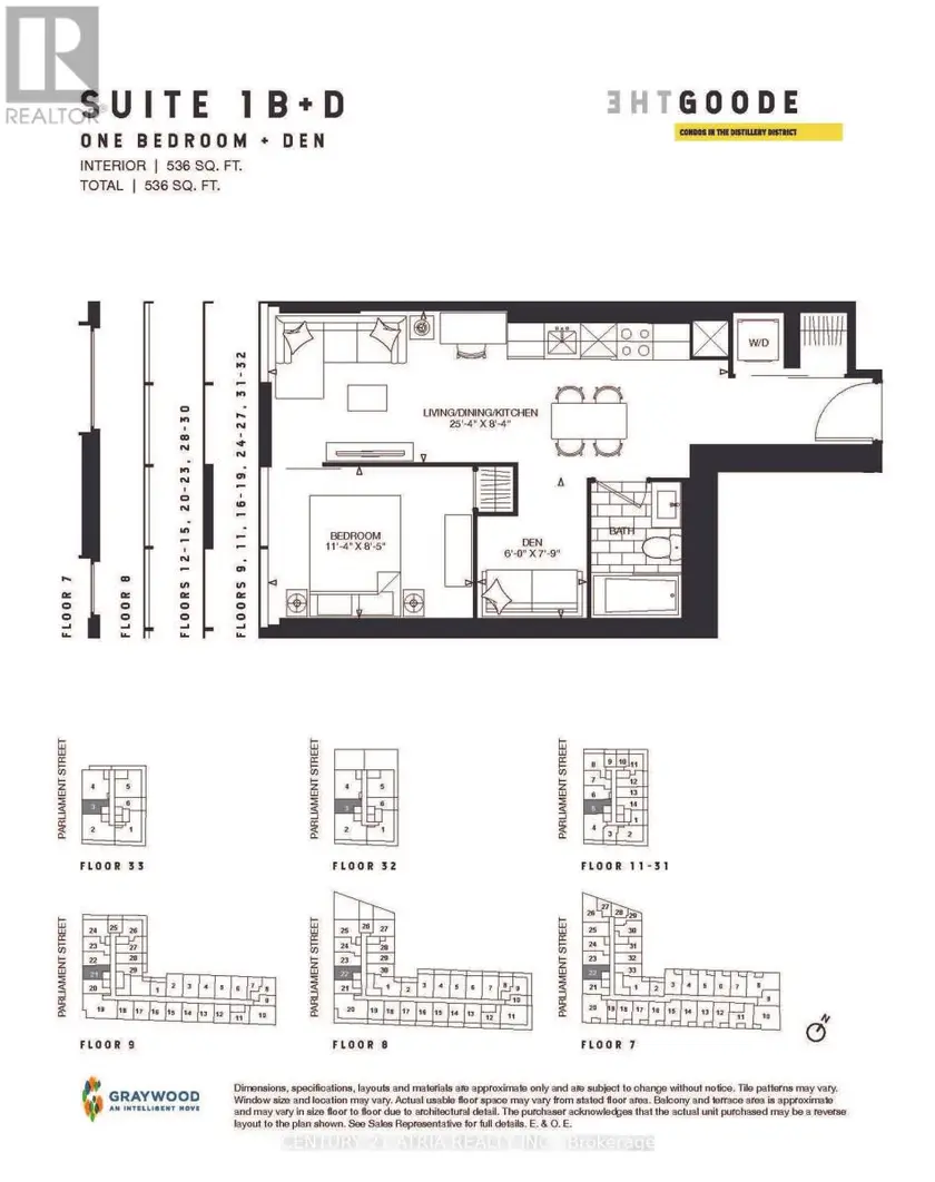 Apartment at 1805 - 35 PARLIAMENT STREET, Toronto (Waterfront Communities)