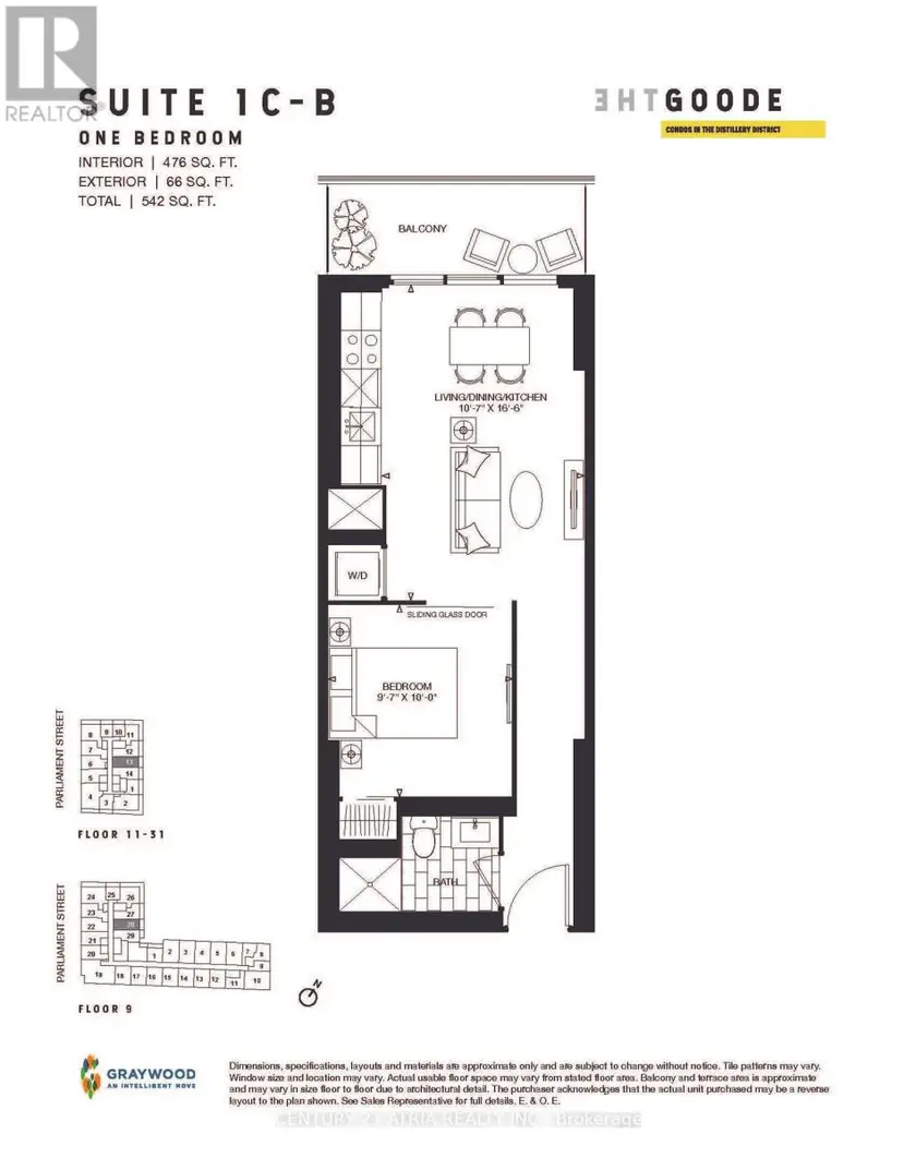 Apartment at 1813 - 35 PARLIAMENT STREET, Toronto