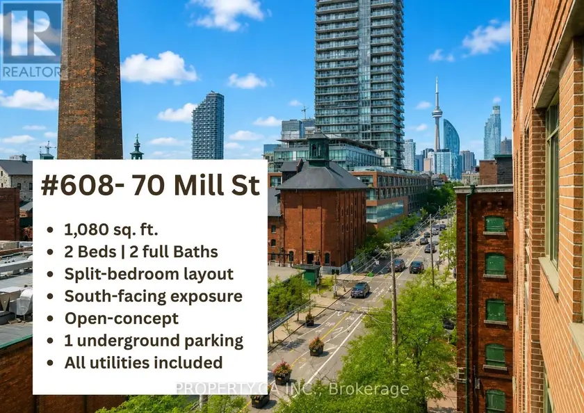 Apartment at 608 - 70 MILL STREET, Toronto (Waterfront Communities)