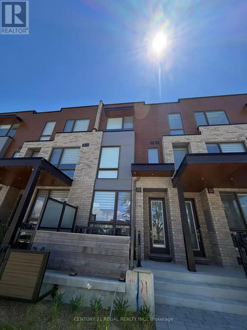 Townhouse at 16 DEEP ROOTS TERRACE, Toronto (Englemount-Lawrence)