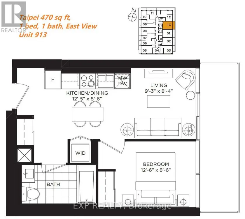 Apartment at 913 - 18 MAITLAND TERRACE, Toronto