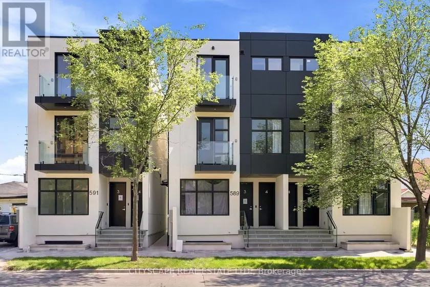 Townhouse at 1 BSMT - 587 OAKWOOD AVENUE, Toronto