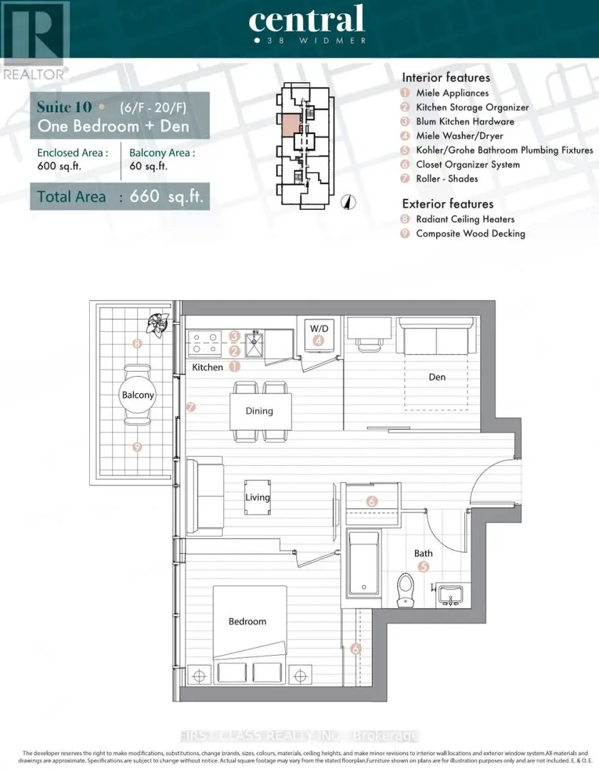 Apartment at 710 - 38 WIDMER STREET, Toronto