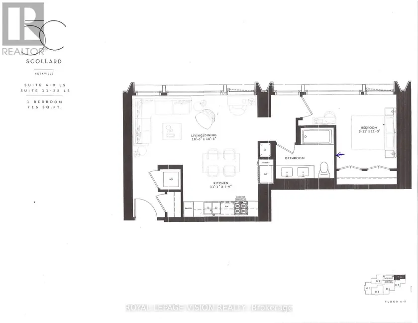 Apartment at 606 - 1315 BAY STREET, Toronto