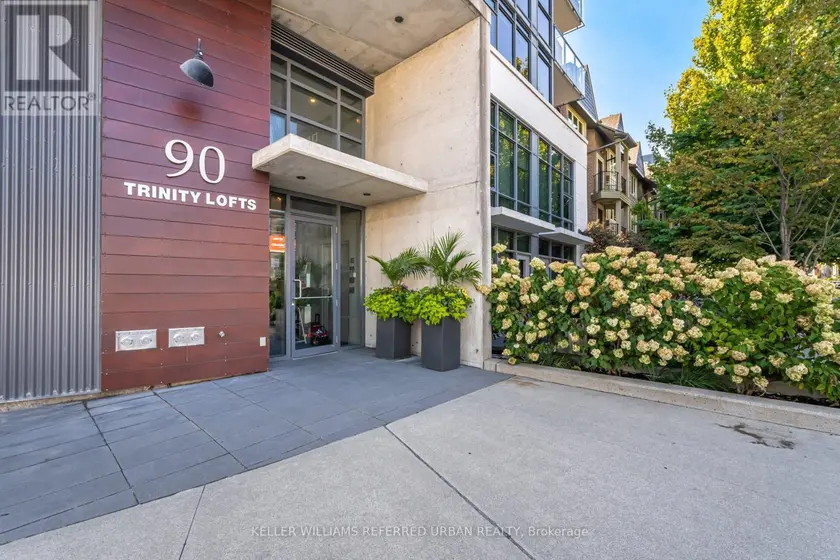 Apartment at 607 - 90 TRINITY STREET, Toronto