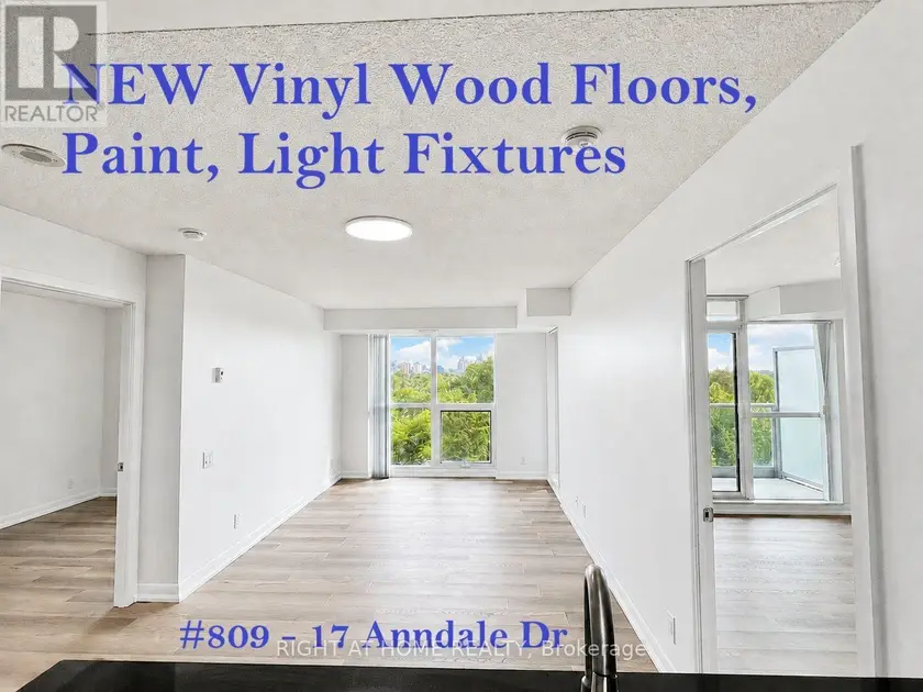 Apartment at 809 - 17 ANNDALE DRIVE, Toronto