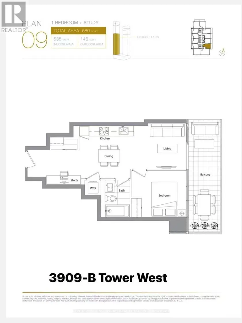 Apartment at 3909 - 3 CONCORD CITYPLACE WAY, Toronto