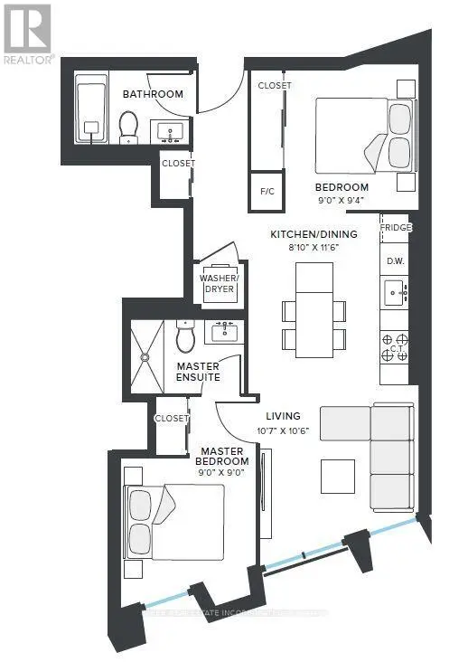 Apartment at 416 - 181 MILL STREET, Toronto