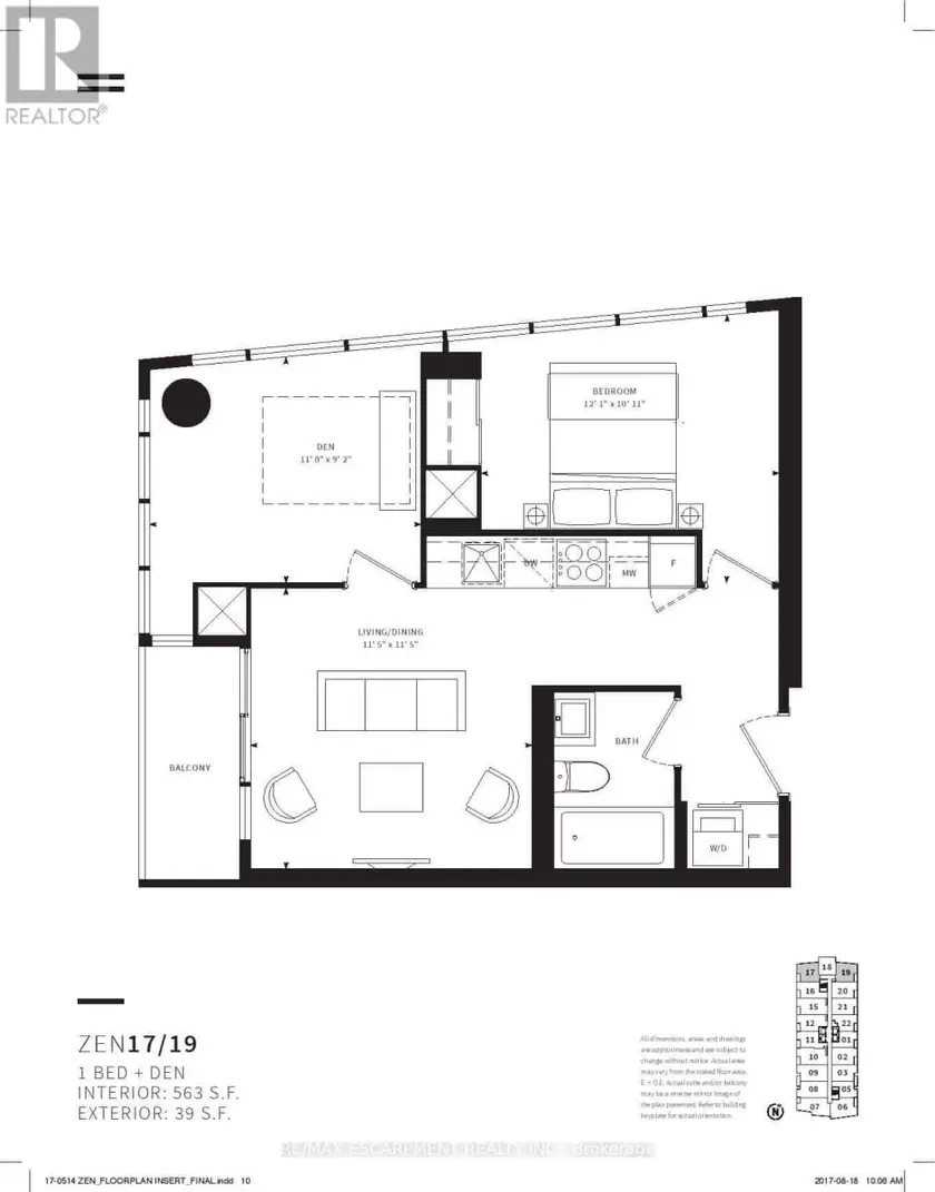 Apartment at 2117 - 19 WESTERN BATTERY ROAD, Toronto
